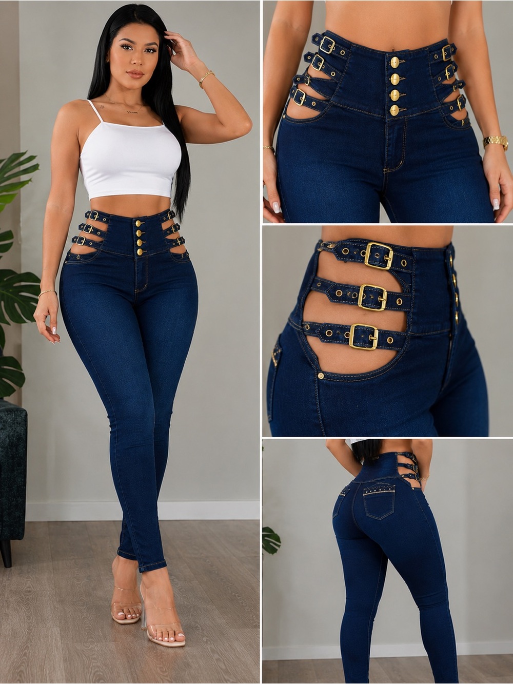 NWT Colombian Push Up Skinny Jeans – Dark Wash – New with Tags ✨